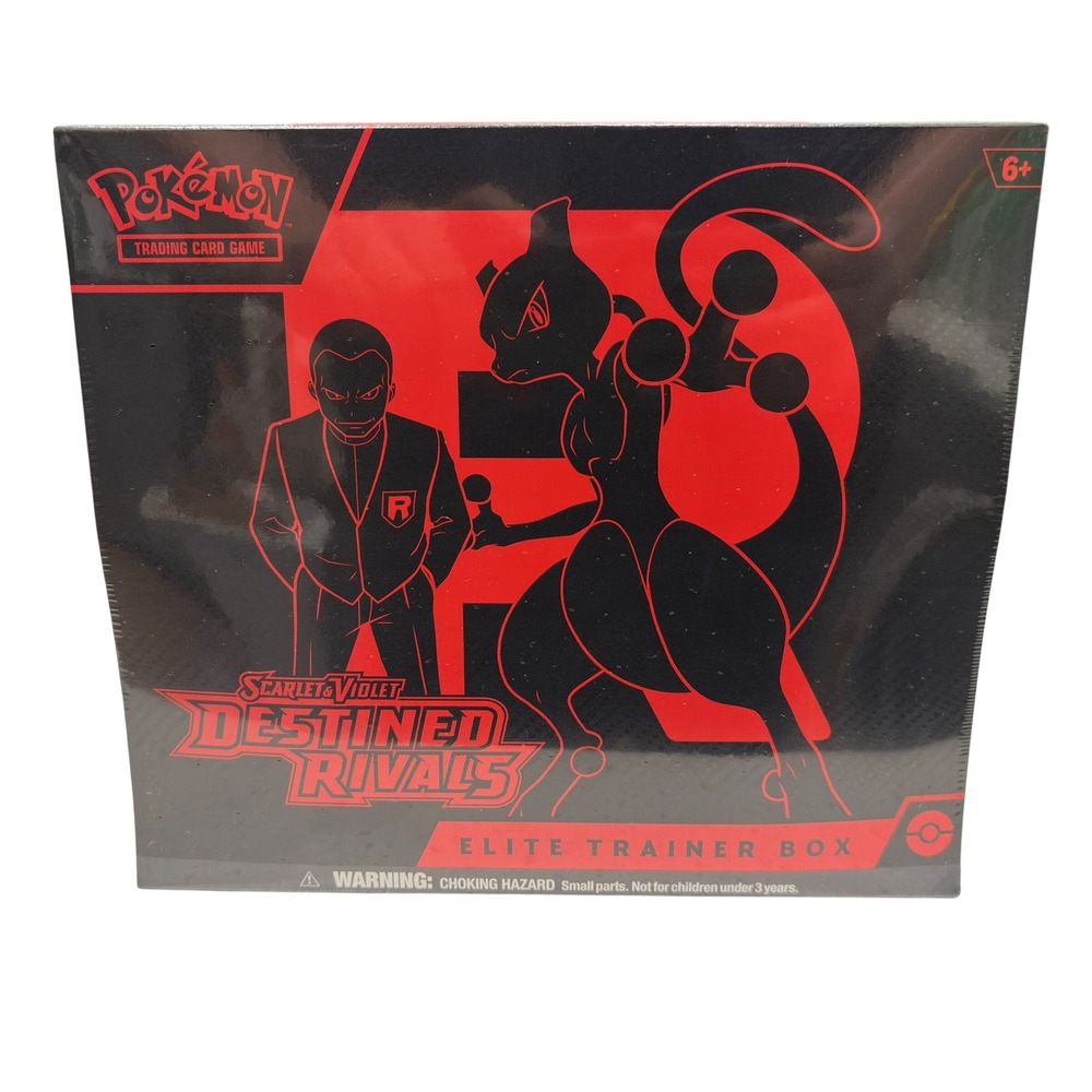 Pokemon Scarlet Violet Destined Rivals Elite Trainer Box Team Rocket Mewtwo ETB